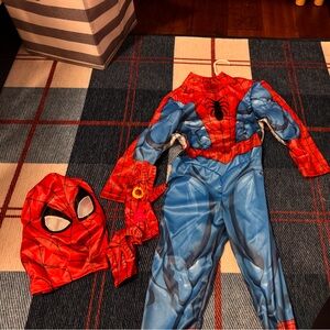 Disney Spiderman Superhero Costume for Toddler Red and Blue